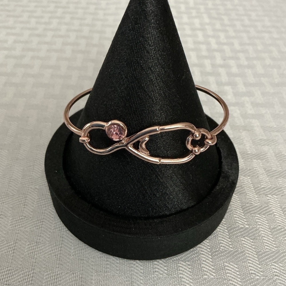 Rose Gold Tone Bangle Bracelet